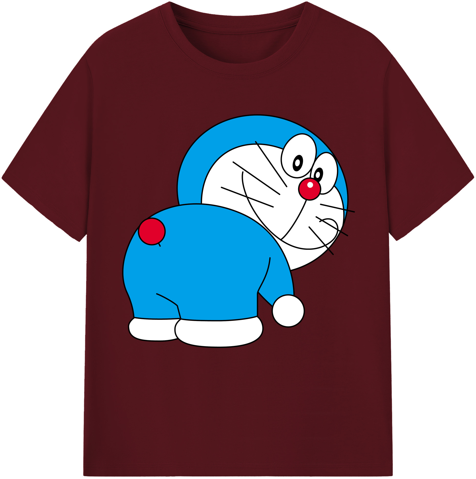 （画像用） ドラえもん Doraemon 綿100％半袖Tシャツ（フロントプリント）
